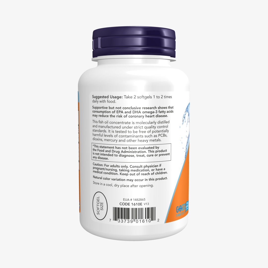 NOW Foods DHA-250 Fish Oil Softgels