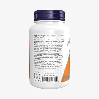 NOW Foods DHA-250 Fish Oil Softgels