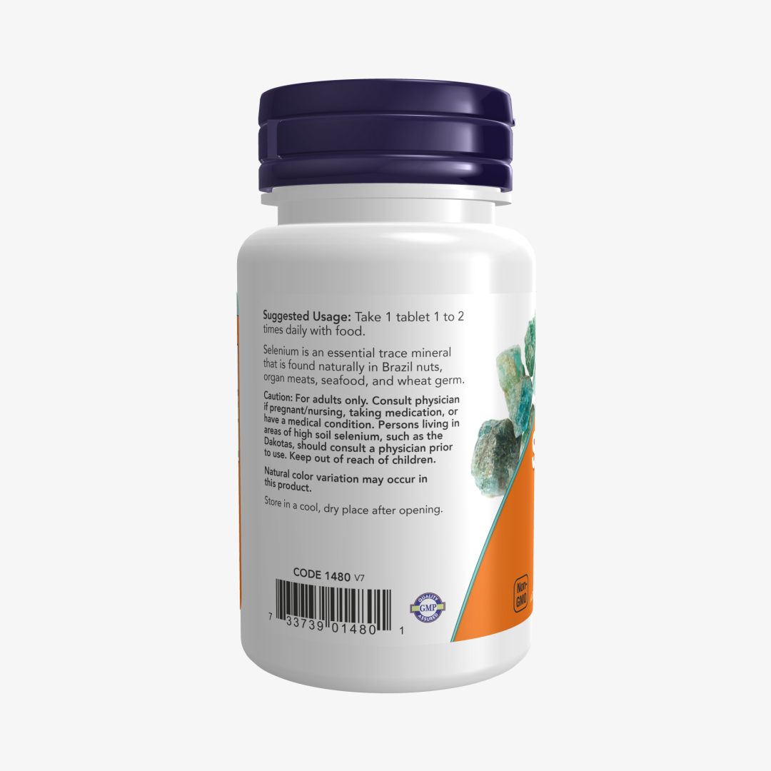 NOW Foods Selenium 100 mcg Tablets