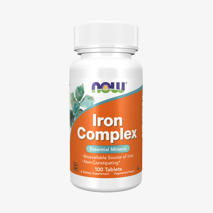 NOW Foods Iron Complex Vegetarian Tablets