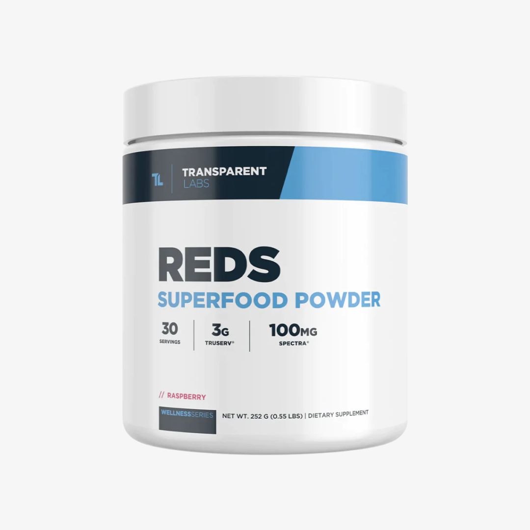 Transparent Labs Reds Superfood Powder - Raspberry