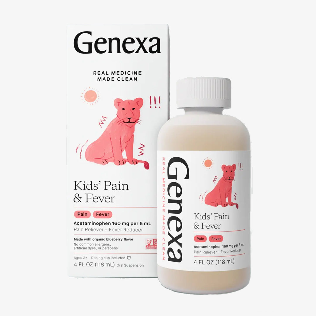 Genexa Kids Pain & Fever - Blueberry