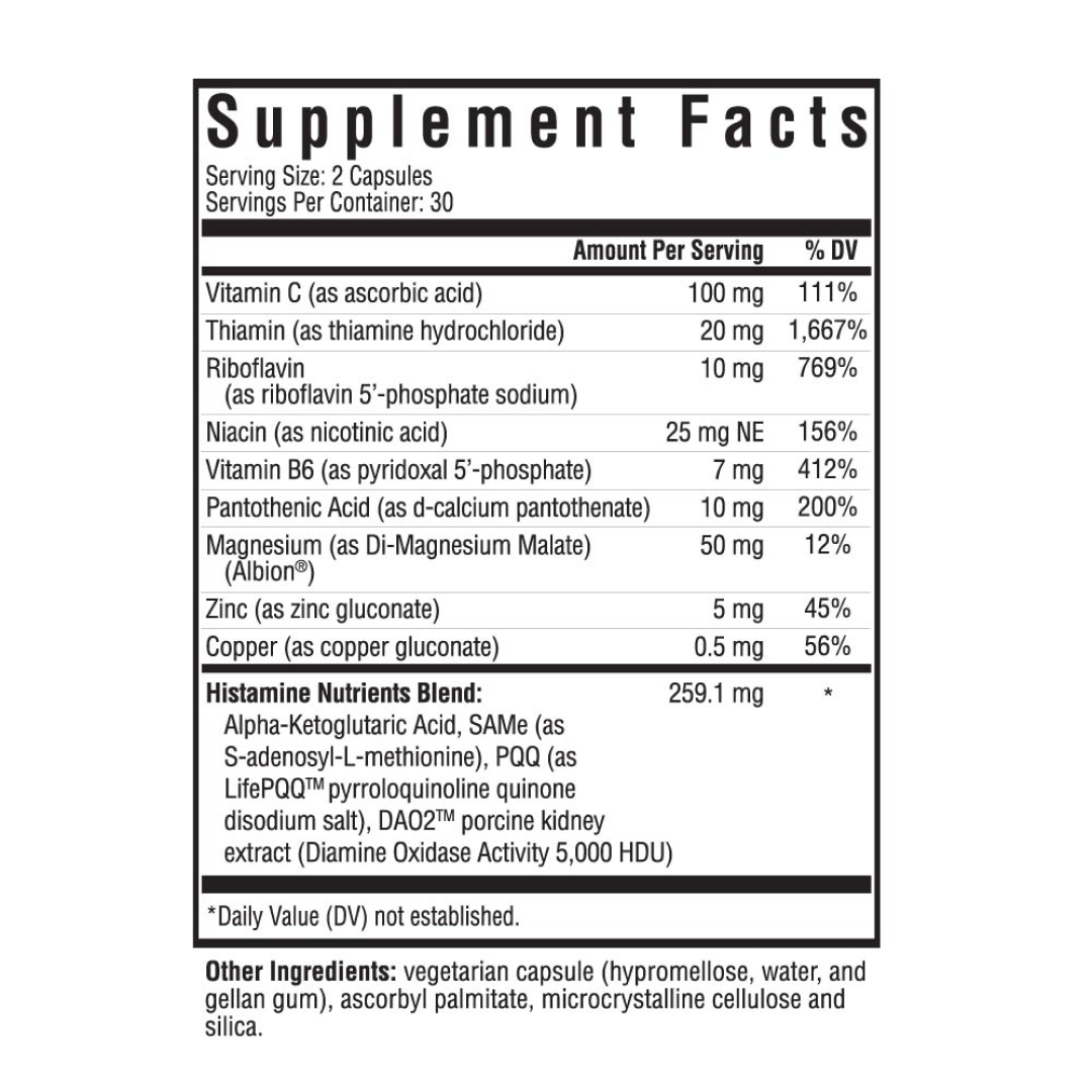 Seeking Health Histamine Nutrients