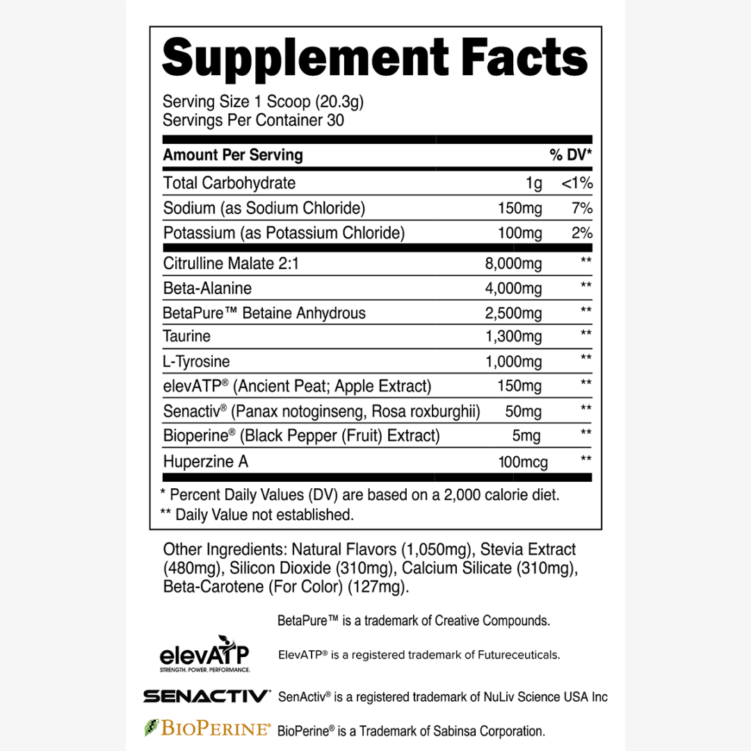 Transparent Labs Stim Free Pre Workout - Tropical Punch