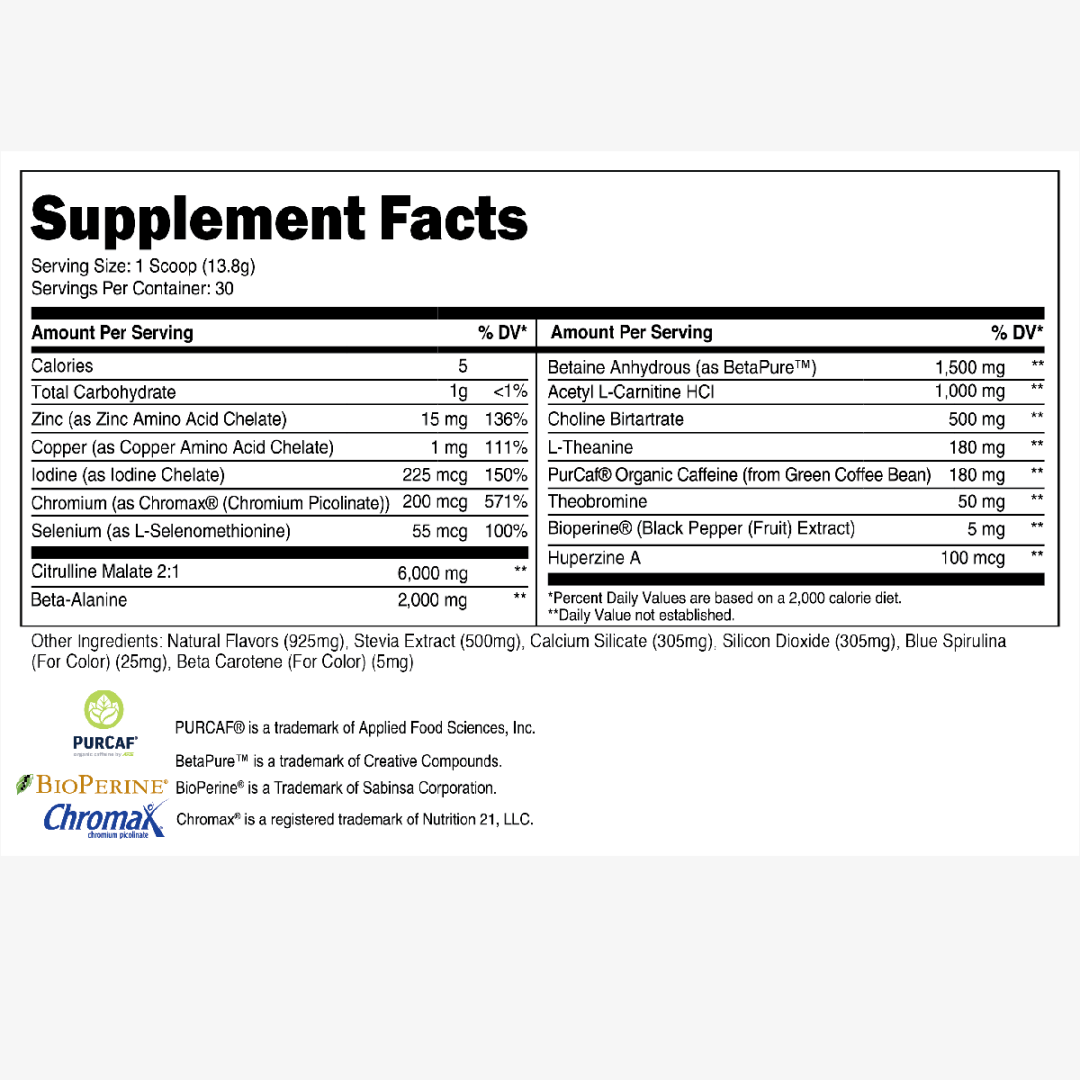 Transparent Labs Lean Pre Workout - Green Apple