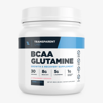 Transparent Labs BCAA Glutamine - Strawberry Lemonade