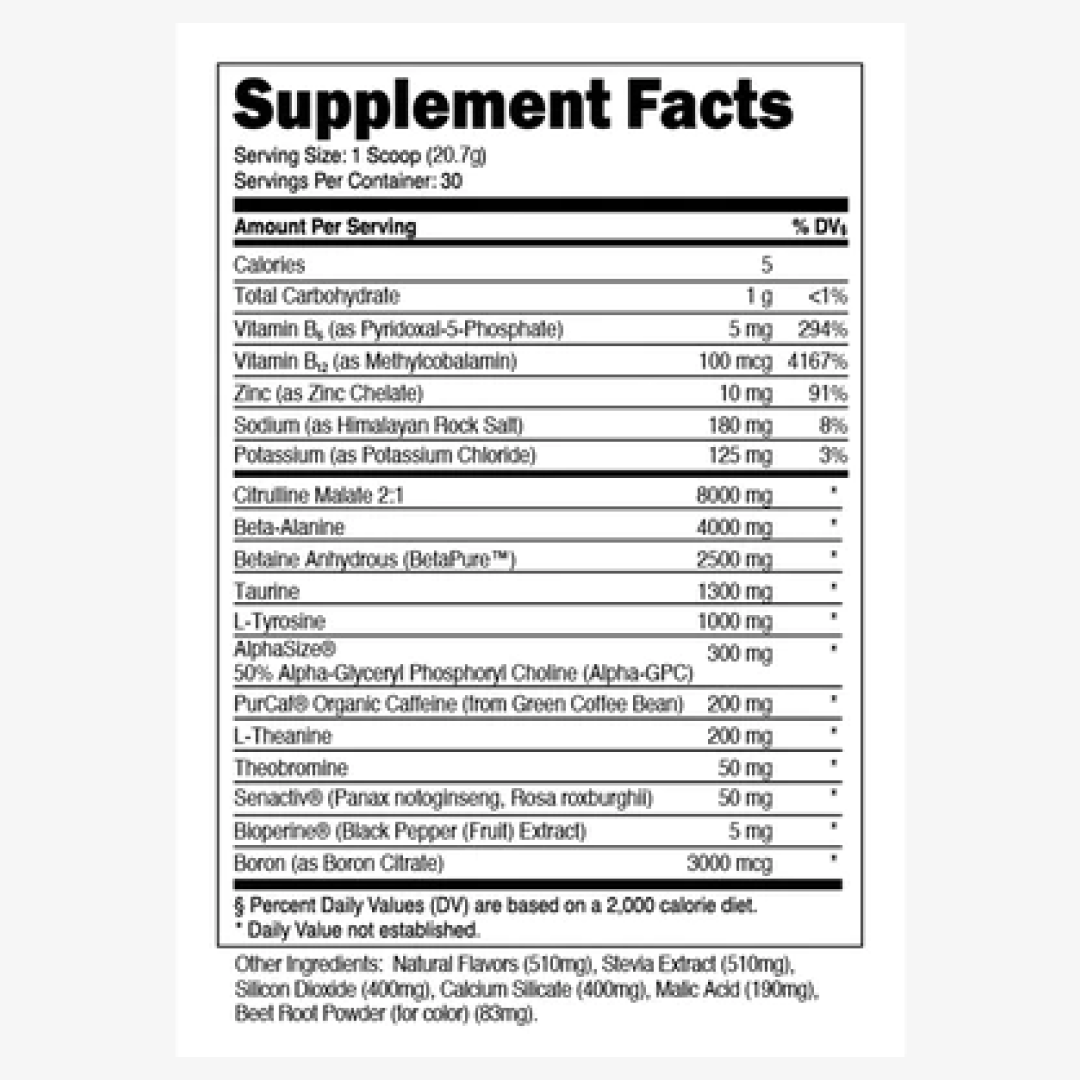 Transparent Labs Pre-Workout - Peach Mango