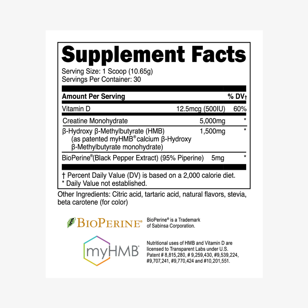 Transparent Labs Creatine HMB - Orange