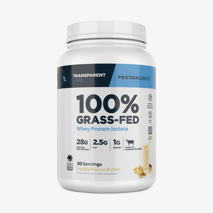 Transparent Labs Grass Fed Whey Isolate - Vanilla Peanut Butter