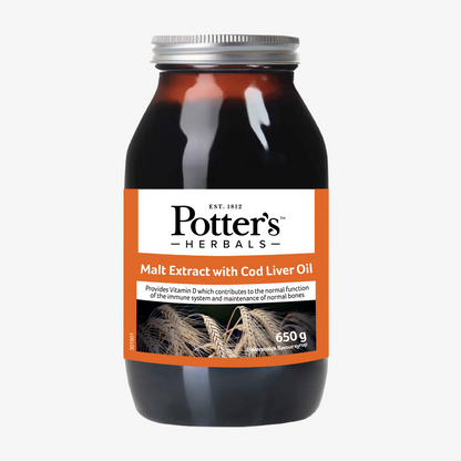 SFI Health Potters - Malt Extract with Cod Liver Oil (650g)