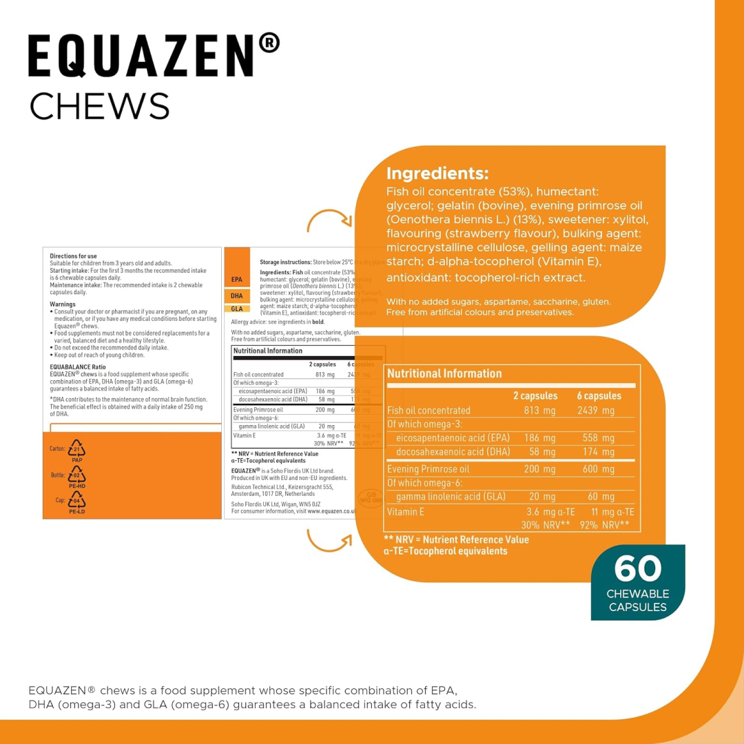 SFI Health Equazen - Chews (60 caps)