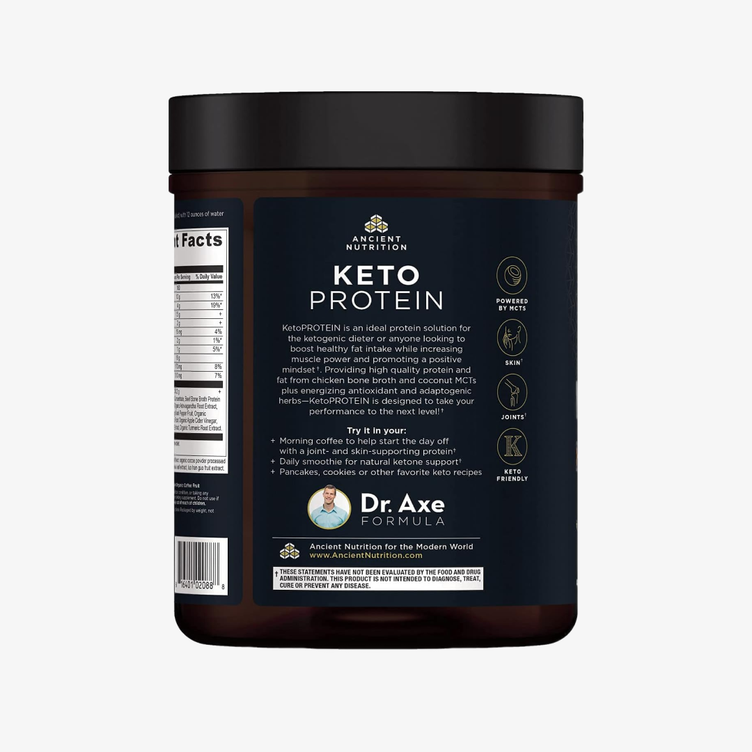 Ancient Nutrition Keto Protein - Chocolate