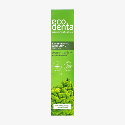 Ecodenta ECODENTA EXCEPTIONAL WHITENING TOOTHPASTE WITH BERGAMOTE OIL, 100 ml