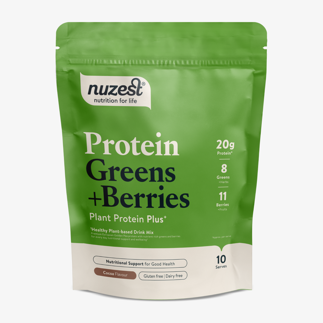 Nuzest Protein Greens + Berries - Cocoa Flavour