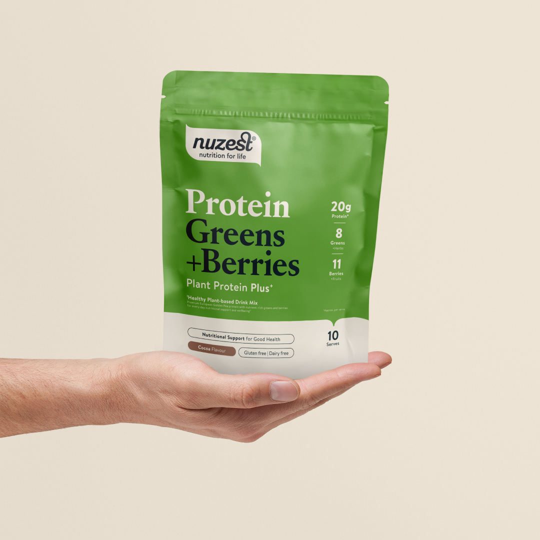 Nuzest Protein Greens + Berries - Cocoa Flavour