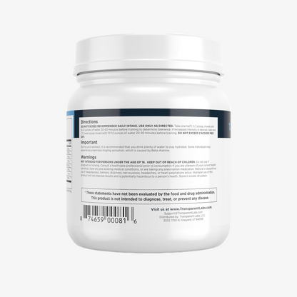 Transparent Labs Lean Pre Workout - Cherry Limeade