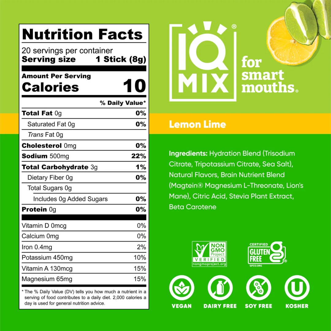 IQ Bar IQMIX - Lemon Lime