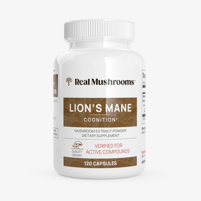 Real Mushrooms Lionâ€™s Mane (120 Capsules)