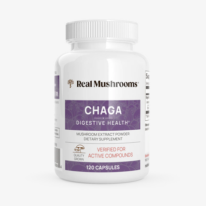 Real Mushrooms Real Mushrooms - Chaga 120 Capsules