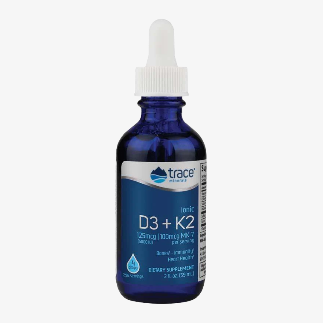 Trace Minerals Trace Minerals - Ionic D3 + K2, (59ml/2 fl.oz)