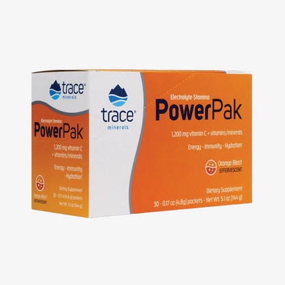 Trace Minerals Trace Minerals - PowerPak 1,200 mg vitamin C+electrolytes+vitamins/minerals (5.1 oz / 144g)