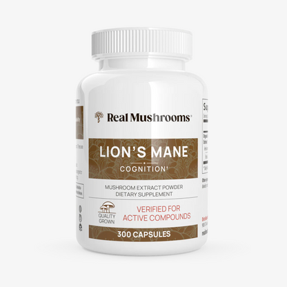 Real Mushrooms Lionâ€™s Mane (120 Capsules)