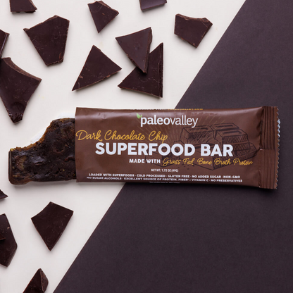 Paleovalley Superfood Bars Dark Chocolate Chip