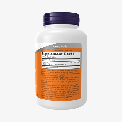 Now foods L-Arginine 1,000 mg