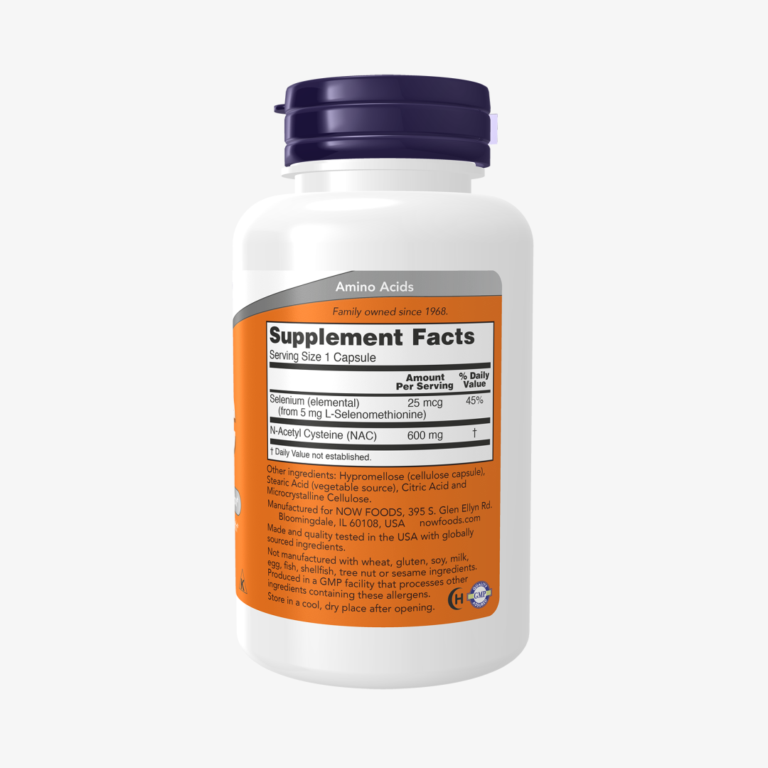 Now foods NAC 600 mg