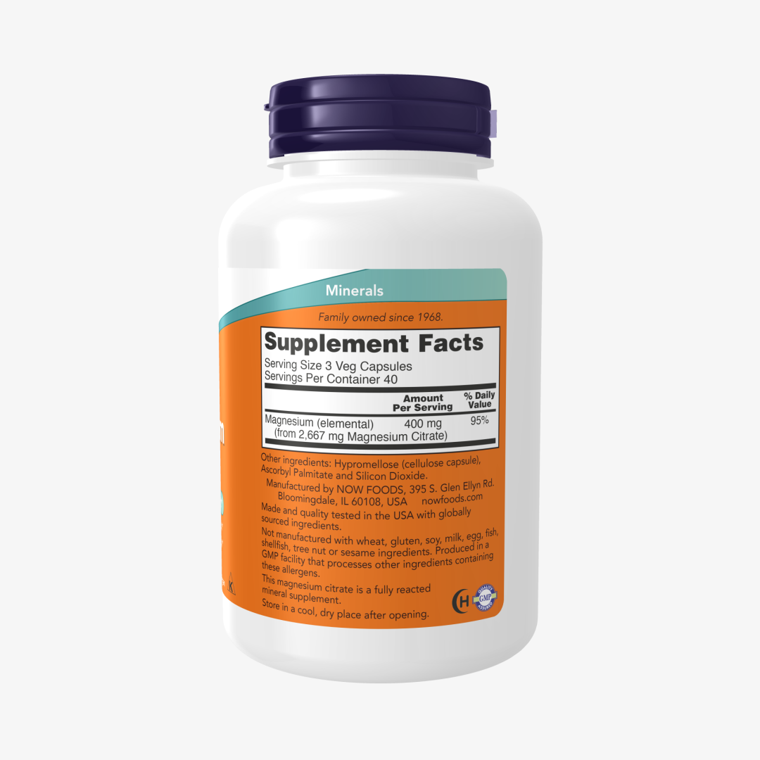 Now foods Magnesium Citrate