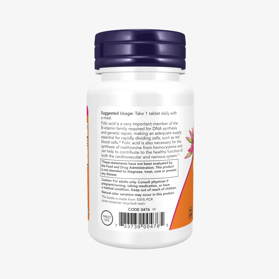 Now foods Folic Acid 800 mcg