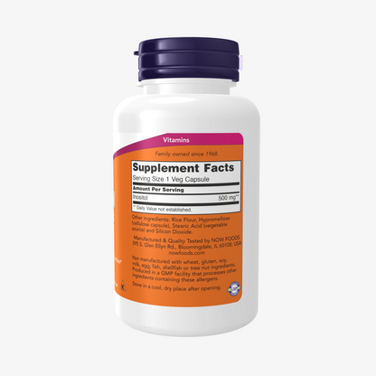 Now foods Inositol 500 mg