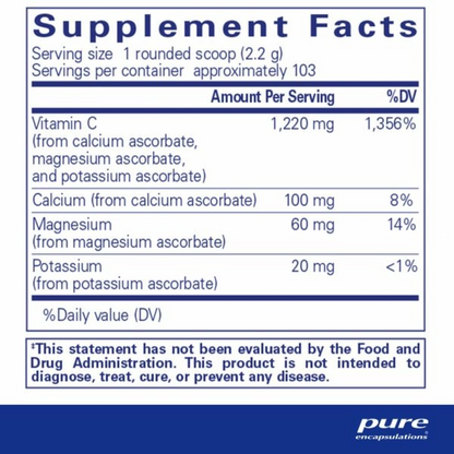 Pure Encapsulations Ascorbic Acid Powder