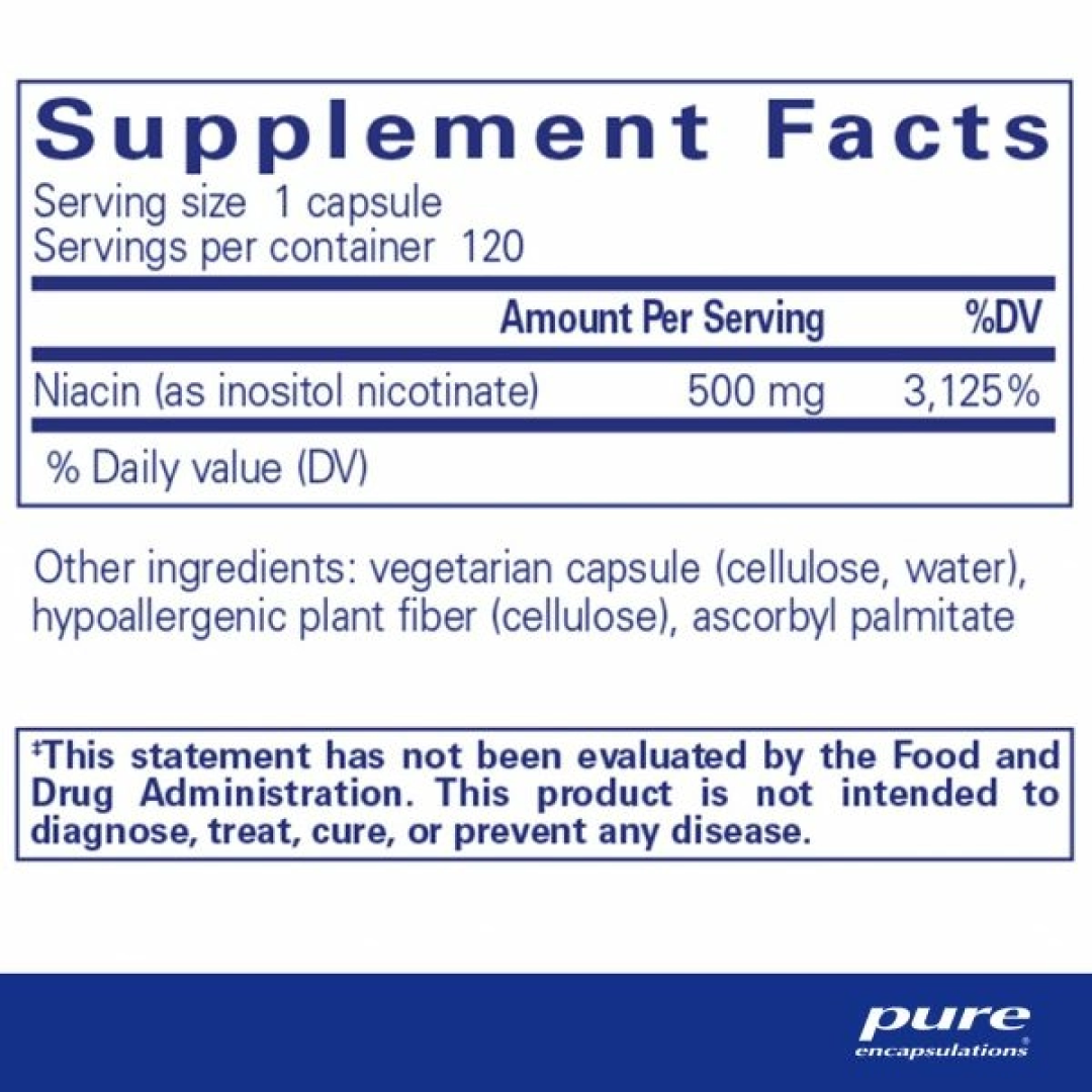 Pure Encapsulations Niacitol - 500mg