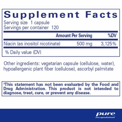 Pure Encapsulations Niacitol - 500mg