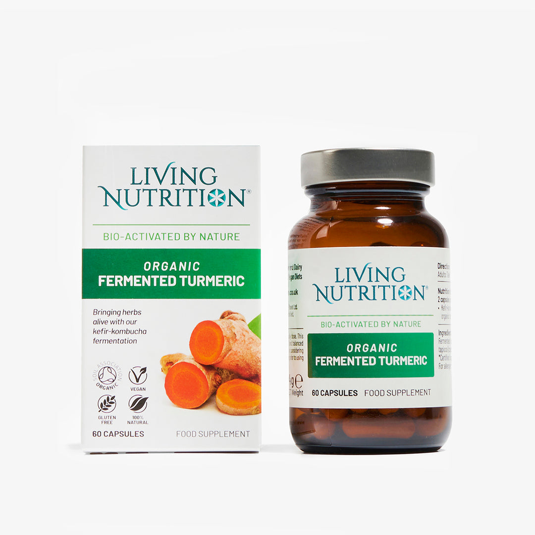 Organic Fermented Turmeric Capsules - Living Nutrition