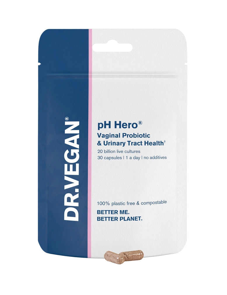 DR. VEGAN - Ph Hero® | 30 Capsules | Vaginal Health & Uti Support