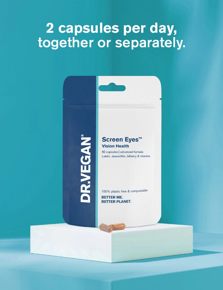 DR. VEGAN - Screen Eyes™ | 60 Capsules | Complete Eye Health Supplement