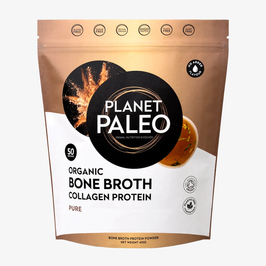 Planet Paleo Organic Bone Broth Collagen Protein - Pure