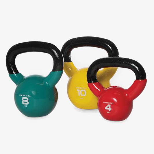 6kg Vinyl Kettlebells - Physical Company