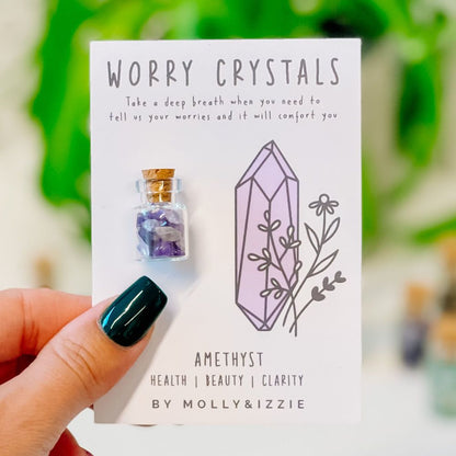 Worry Crystals - Rose Quartz, Aventurine & Tiger Eye