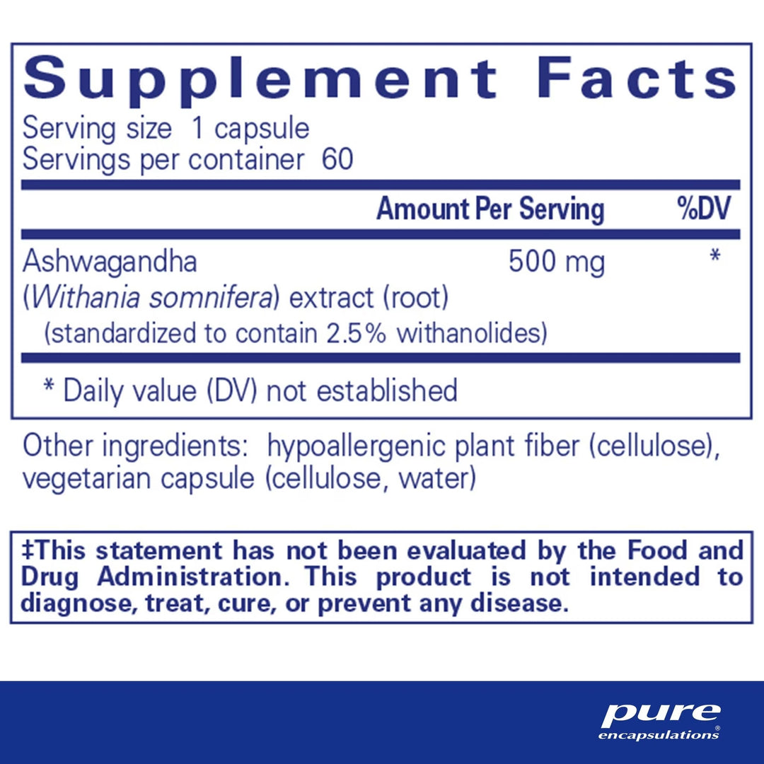 Pure Encapsulations Ashwagandha