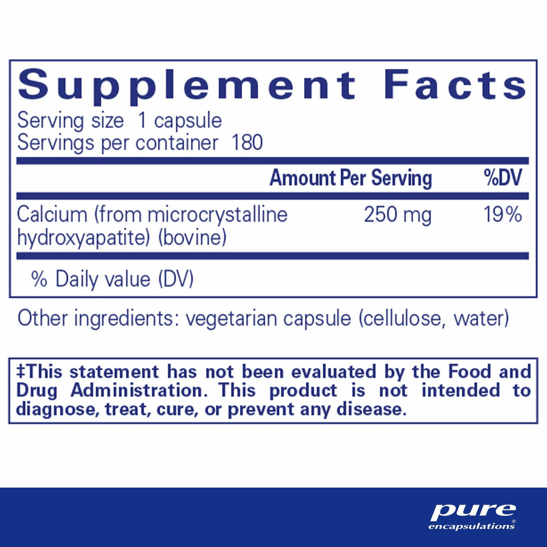 Pure Encapsulations Calcium (MCHA)