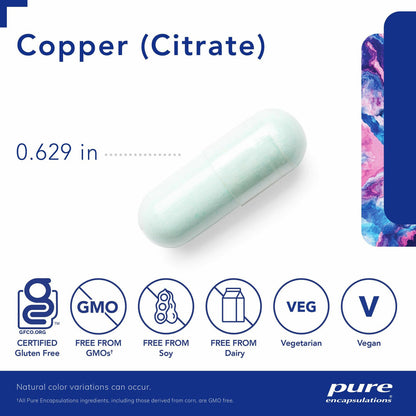 Pure Encapsulations Copper (citrate)