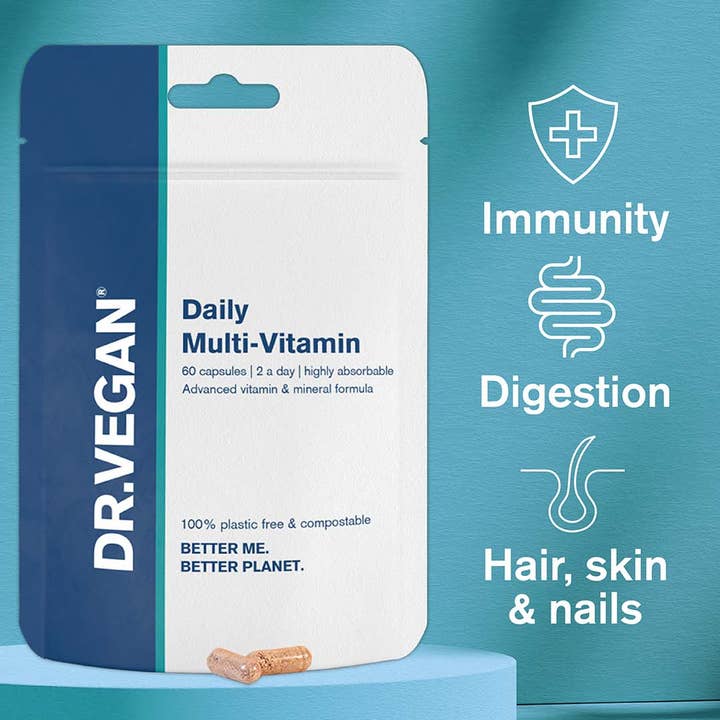 DR. VEGAN - Daily Multi-Vitamin | 60 Capsules | Vitamins & Minerals