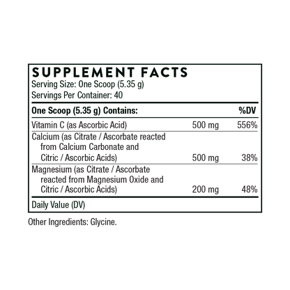 Thorne Cal Mag Citrate & Vitamin C