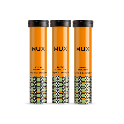 HUX Hydration Triple Pack - Ginger & Lemongrass