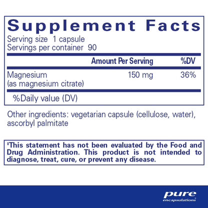 Pure Encapsulations Magnesium (citrate)