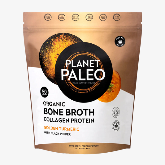 Planet Paleo Bone Broth Collagen Protein - Golden Turmeric