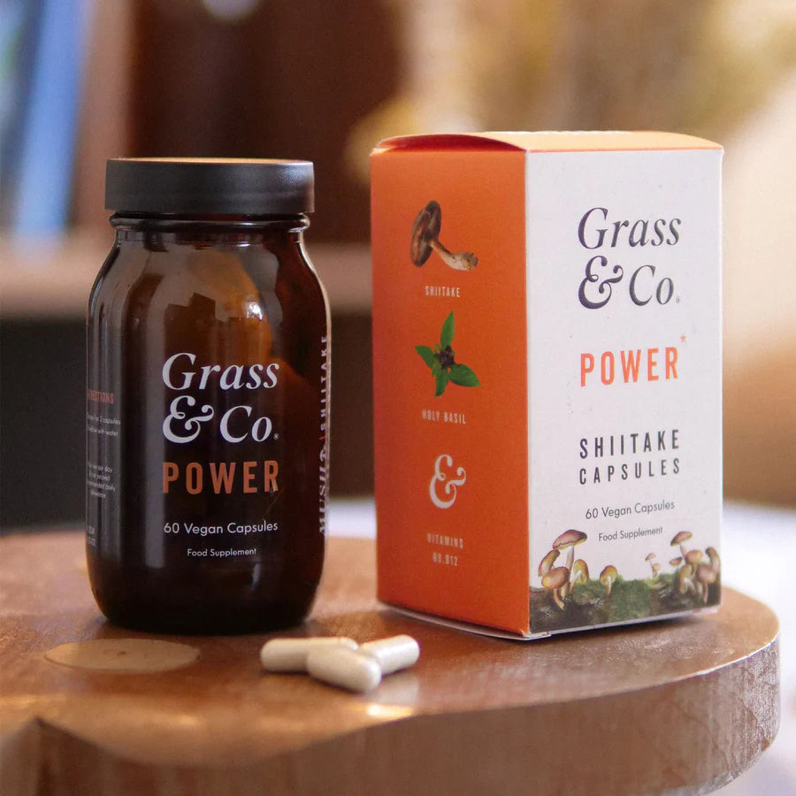 Grass & Co. POWER - Mushrooms with Holy Basil & Iron